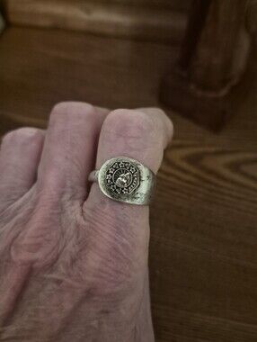 Birks Sterling, spoon ring.
